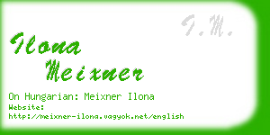 ilona meixner business card